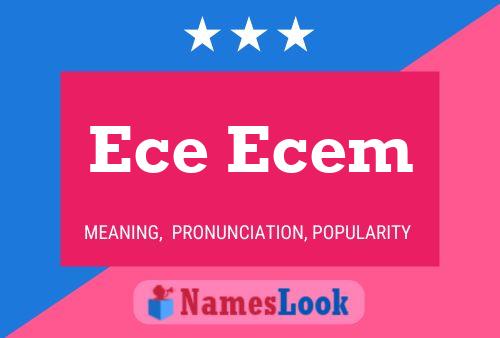 Ece Ecem Name Poster