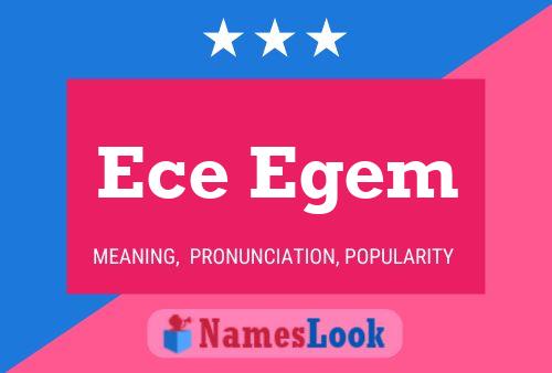 Ece Egem Name Poster