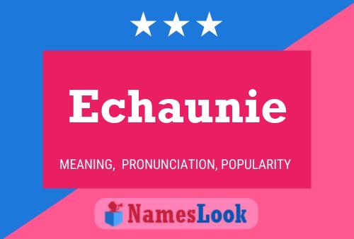 Echaunie Name Poster