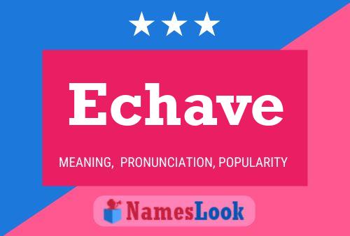 Echave Name Poster