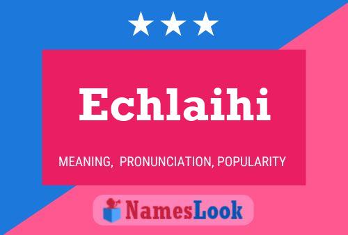 Echlaihi Name Poster