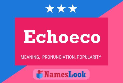 Echoeco Name Poster