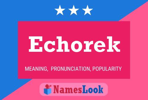 Echorek Name Poster