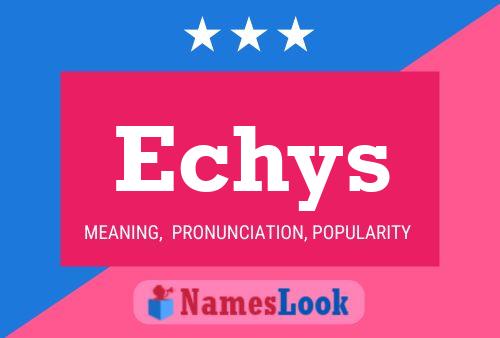 Echys Name Poster