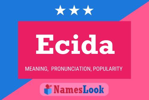 Ecida Name Poster