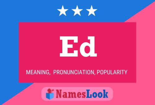 Ed Name Poster