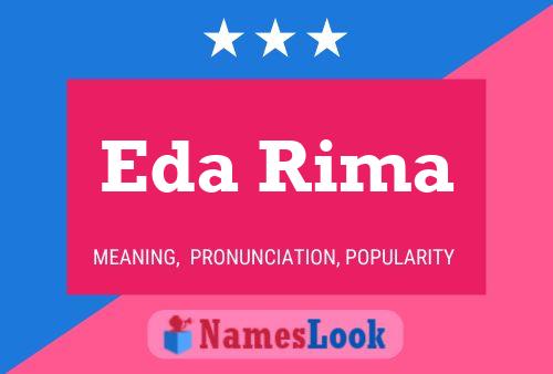 Eda Rima Name Poster