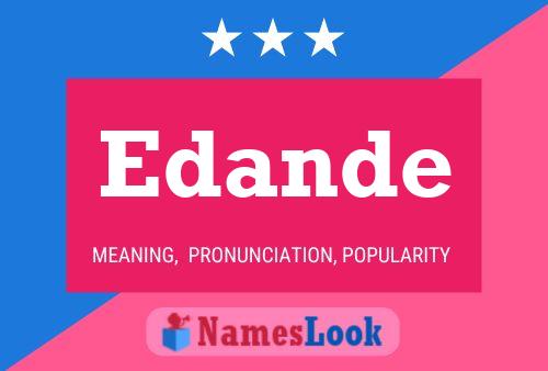 Edande Name Poster