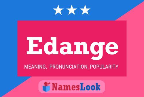 Edange Name Poster