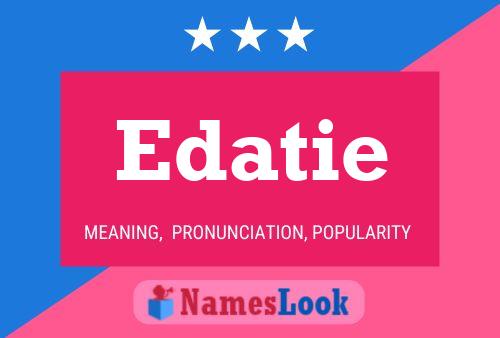 Edatie Name Poster