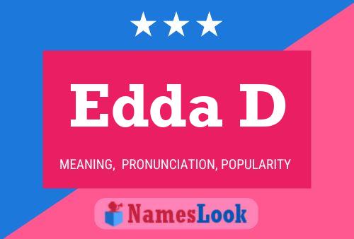 Edda D Name Poster