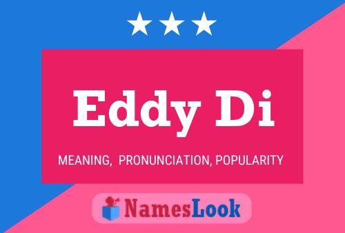 Eddy Di Name Poster