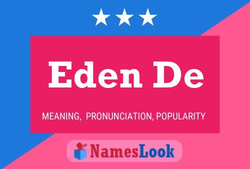 Eden De Name Poster