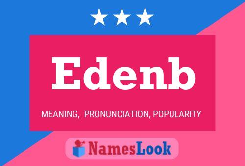 Edenb Name Poster