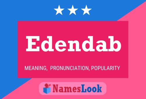 Edendab Name Poster