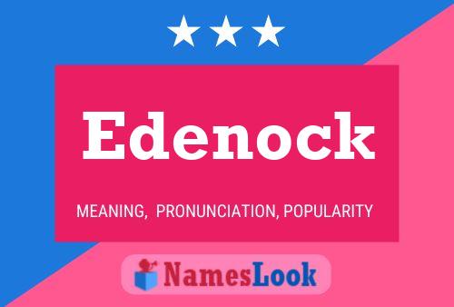 Edenock Name Poster