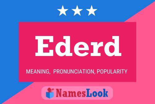 Ederd Name Poster