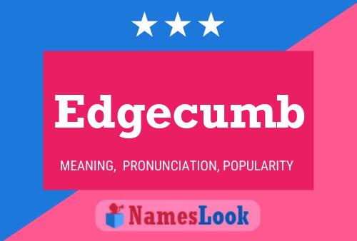 Edgecumb Name Poster