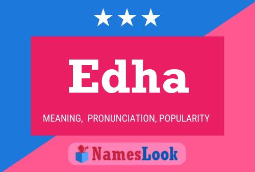 Edha Name Poster