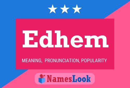 Edhem Name Poster