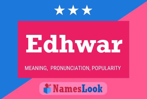 Edhwar Name Poster