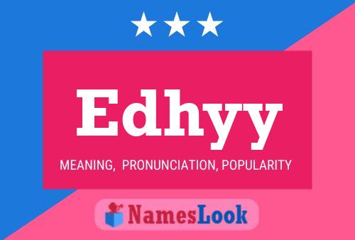 Edhyy Name Poster