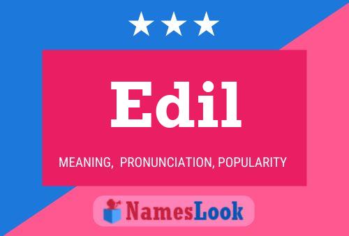 Edil Name Poster