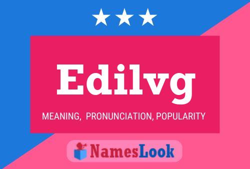 Edilvg Name Poster