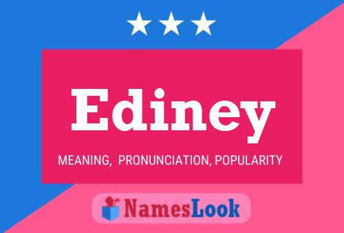 Ediney Name Poster