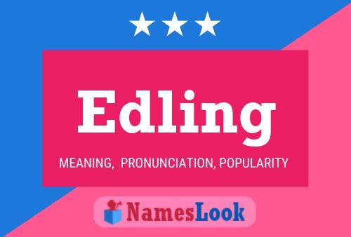 Edling Name Poster