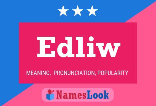 Edliw Name Poster