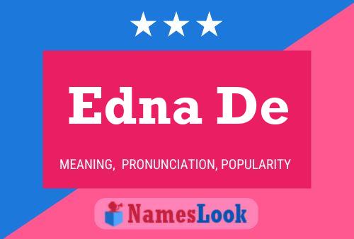 Edna De Name Poster