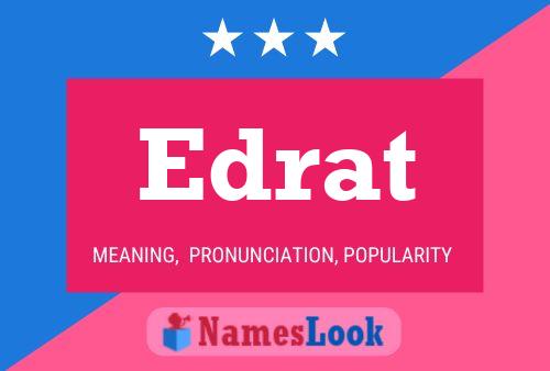 Edrat Name Poster