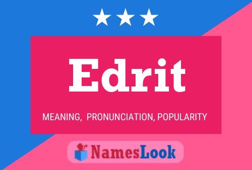 Edrit Name Poster