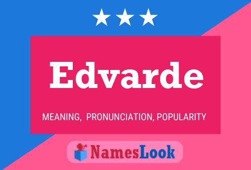 Edvarde Name Poster