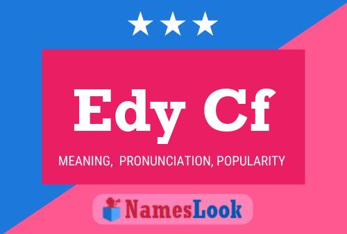 Edy Cf Name Poster