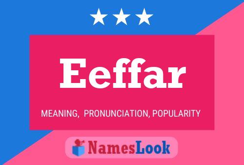 Eeffar Name Poster