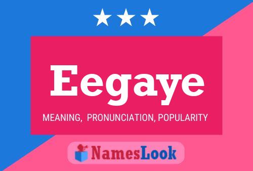 Eegaye Name Poster