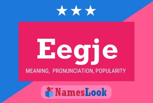 Eegje Name Poster