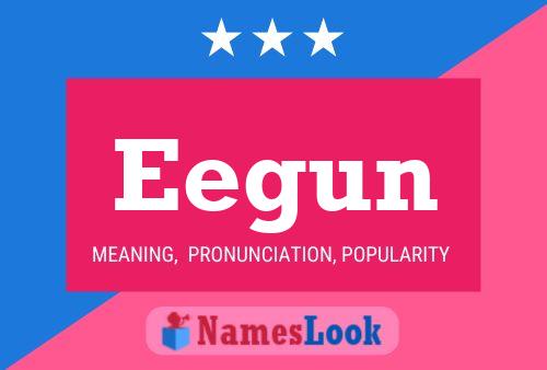 Eegun Name Poster