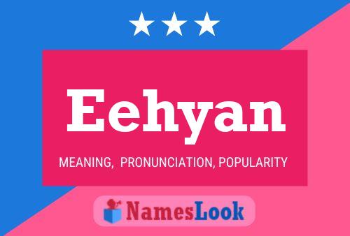 Eehyan Name Poster