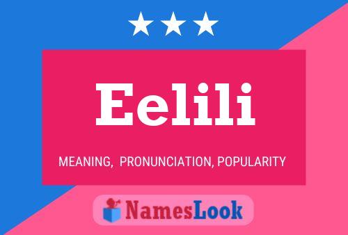 Eelili Name Poster