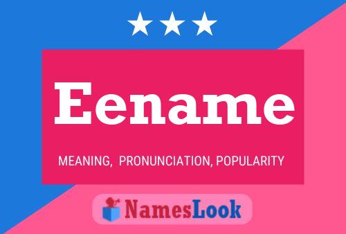 Eename Name Poster