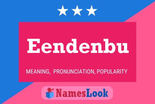 Eendenbu Name Poster