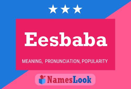 Eesbaba Name Poster