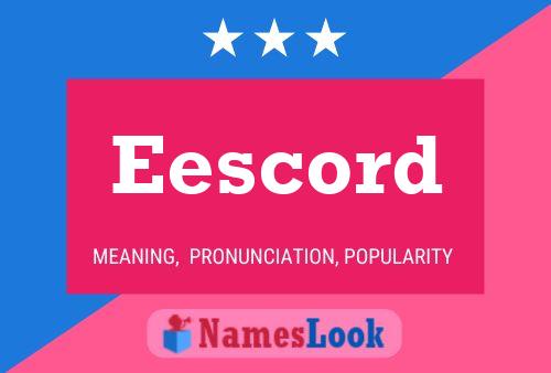 Eescord Name Poster