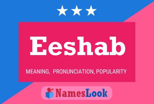 Eeshab Name Poster