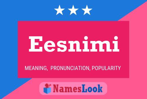 Eesnimi Name Poster