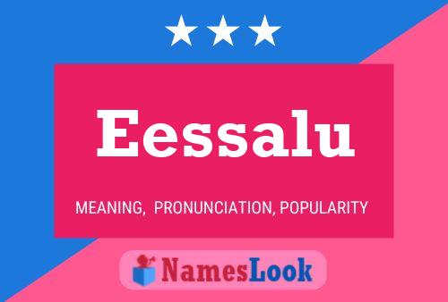 Eessalu Name Poster