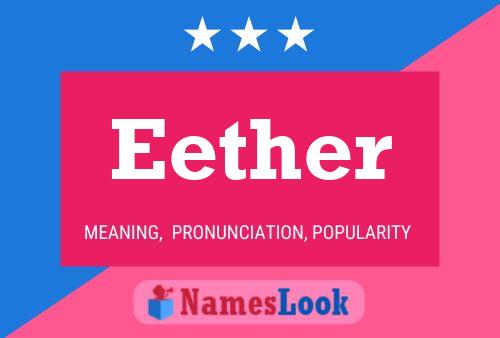 Eether Name Poster